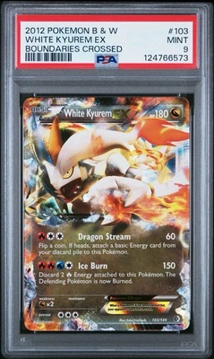 Pokemon White Kyurem EX 103/149 B&W Boundaries Crossed Holo - PSA 9 MINT - Image 1 of 2