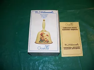 M.I. vintage Hummel Goebel 2° campana annuale in scatola 1979 - Foto 1 di 2