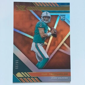 2020 Panini XR Tua Tagovailoa Orange 10/99 Rookie Card 102 Miami Dolphins - Picture 1 of 10