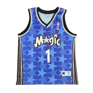 MAGLIA orlando magic champion mcgrady NBA SHIRT JERSEY VINTAGE BASKET CAMISETA - Foto 1 di 8