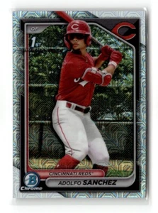 2024 Bowman Chrome - Prospects Adolfo Sanchez #BCP-252 Mojo Refractor - Picture 1 of 2