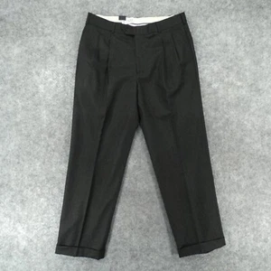 Brooks Brothers Pants Mens 36R 1818 Madison Pleated Dress Slacks Gray Wool USA - Picture 1 of 16