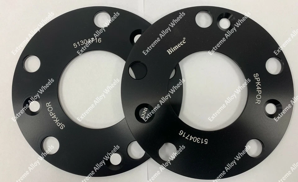 ПРОКЛАДКИ ДЛЯ КОЛЕС ИЗ СПЛАВА 4 мм BIMECC 71,6 СТУПИЦА В ЦЕНТРЕ ПОДХОДИТ ДЛЯ PPORSCHE CARRERA GT 911 980 - Изображение 1 из 1