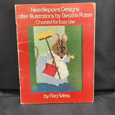 Dover Needlepoint Series Designs After Illustrations Beatrix Potter 1976 Weiss - Image 1 of 4