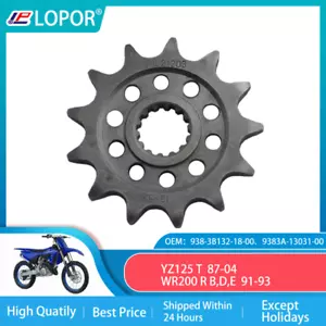 LOPOR 520-13T Motorcycle Front Sprocket For Yamaha Off Road YZ125 T 87-04 WR200 - Picture 1 of 2
