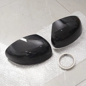 Real Carbon Fiber Add on Side Mirror Cover Cap For Infiniti G35 Sedan 2007 2008 - Picture 1 of 11