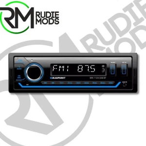 Blaupunkt Car Radio BPA1124 - DAB, Bluetooth, USB, AUX Mechless Radio Slim Fit - Picture 1 of 2