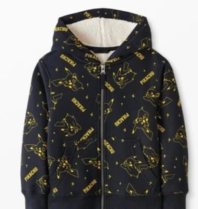 New Hanna Andersson Pokémon Faux Shearling Hoodie 4 - Picture 1 of 3