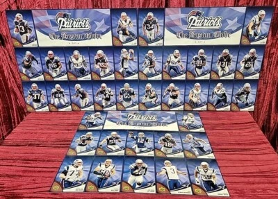 Juego de hojas de cartas 2007 Upper Deck Boston Globe New England Patriots sin cortar 1,2,3,OF3 Foto 1 de 4