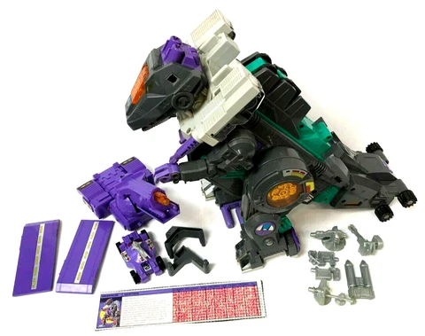 Trypticon 100% Complete Bases 1986 Vintage Hasbro G1 Transformers Works Cover