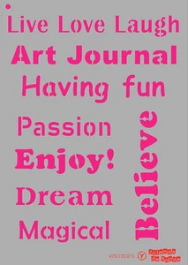 Stencil Frasi - Foto 1 di 2