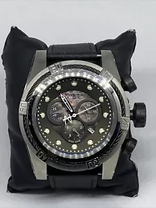 Invicta Bolt 0831 Men's Black Leather Analog Dial Quartz Genuine Watch RQ126 - Picture 1 of 12