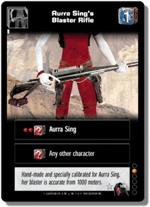 Star Wars Young Jedi CCG Menace of Darth Maul Aurra Sing's Blaster Rifle # 108 - Picture 1 of 1