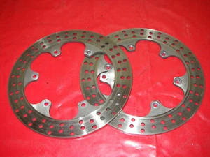 Brake discs 267 mm front Lucas TRW 4.77 mm Yamaha XJ 900 XJ600 XV750 FZ750 RD350 - Picture 1 of 7