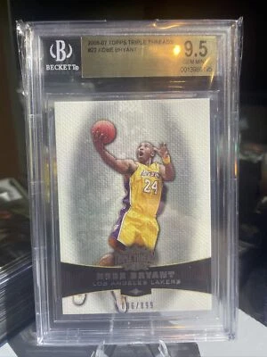 2006-07 Topps Triple Threads Kobe Bryant #22 086/899 BGS 9.5 Gem Mint GOAT - Image 1 of 4