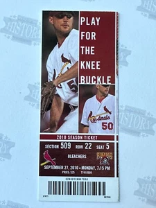 2010 Pittsburgh Pirates at St Louis Cardinals Ticket 9/27/10 Holliday Home Run - Picture 1 of 1