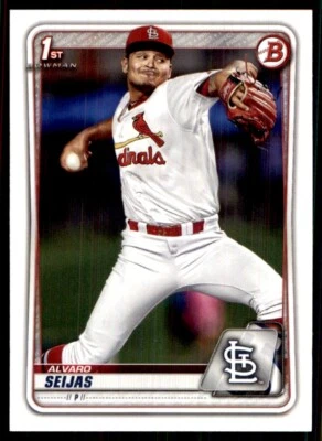 2020 Bowman Prospects Alvaro Seijas St. Louis Cardinals #BP-60 - Image 1 of 2