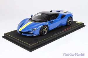 Clearance BBR Ferrari SF90 Stradale Azzurro Dino Blue - Ltd 100 pcs 1/18, No MR - Picture 1 of 5