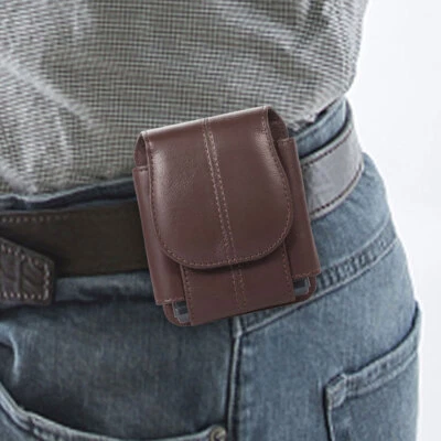New Genuine Leather Belt Loop Holster Packet Case For Motorola Razr 40 50 60 Ult - Image 1 of 4