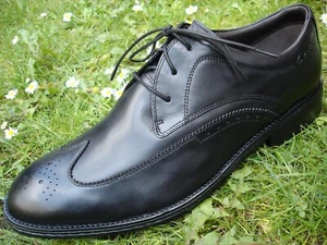 Clarks ACTIVE AIR FLOW RICH CUERO NEGRO Zapato Hombre EXTRA ANCHO UK-10 H EU-44.5 W - Imagen 1 de 7