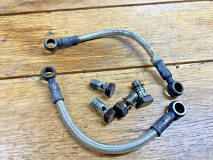 Ducati 900SS 1995 Vergaser Fahrrad Zylinderkopf Ölzuführschläuche + Hohlschrauben Set - Bild 1 von 2