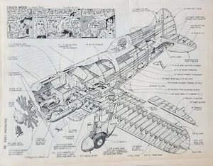 Jee Bee RC Airplane Plan by Henry Hafke Wall Art Decor Model Z - Picture 1 of 3