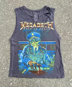 Megadeth Rust In Peace Tour Tank Top Sz M - Picture 1 of 4
