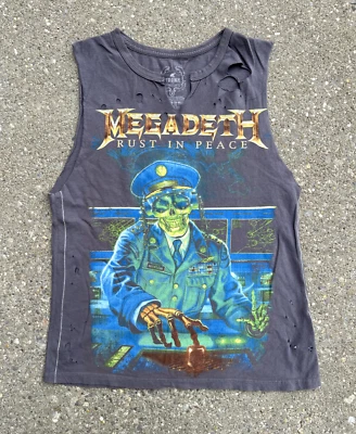 Megadeth Rust In Peace Tour Tank Top Sz M - Image 1 of 4