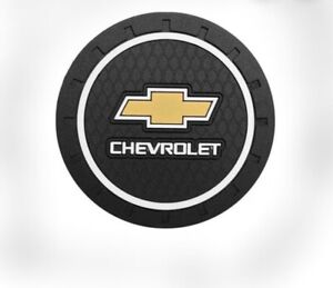 Chevrolet Car Coaster Water Cup Bottle Holder Mat Anti-Slip Pad  2pcs (pair)