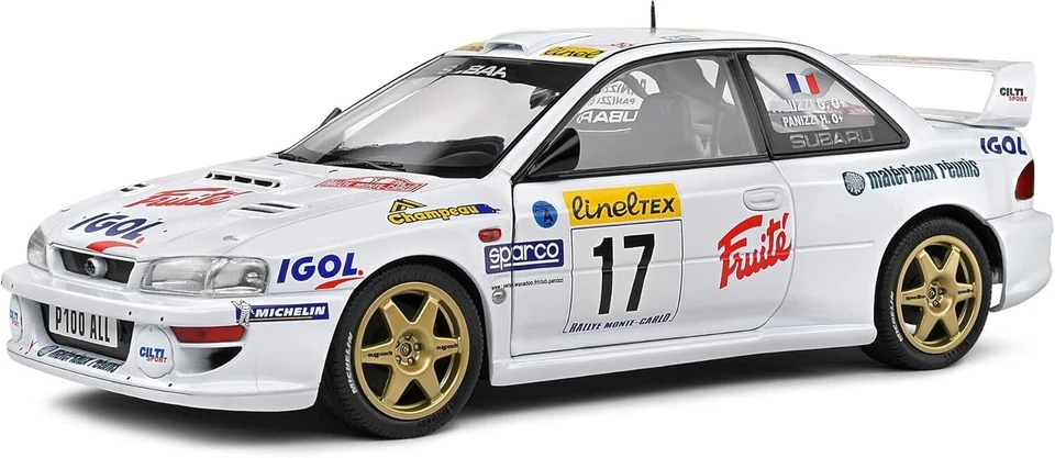 SUBARU IMPREZA S5 WRC99 22B #17 MONTE CARLO RALLY (1999) 1/18 BY SOLIDO S1807407
