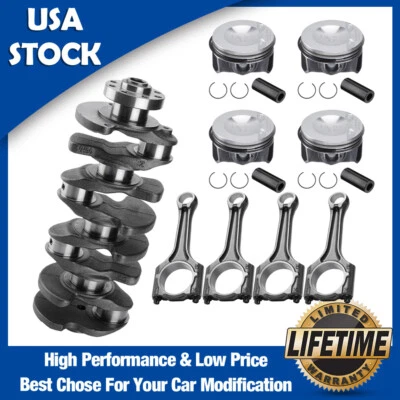 Juego de bielas y anillos de cigüeñal para VW GTI Audi A4 A6 Q5 Q3 2,0 L Foto 1 de 4