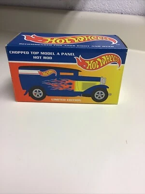Hot Wheels Ltd Edition Chopped Top Model A Panel Hot Rod Piggy BANK #316500 - Image 1 of 4