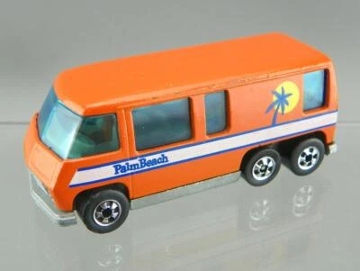 Vintage 1976 Hot Wheels #25 Metal Fundido Palm Beach Laranja GMC Motor Home NrMnt - Imagem 1 de 4