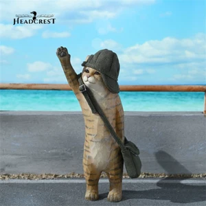 HEADCREST 1/6 gatto intagliato a mano modello 7.0 figura animale adulto bambini regalo Natale giocattoli - Foto 1 di 11