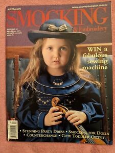 AUSTRALIAN SMOCKING & EMBROIDERY Magazine, Issue No. 63, 2003, Very Good Cond.
