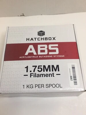 HATCHBOX ABS 3D 打印机长丝 1.75 毫米,棕色,开箱 — 第 1/3 张图片
