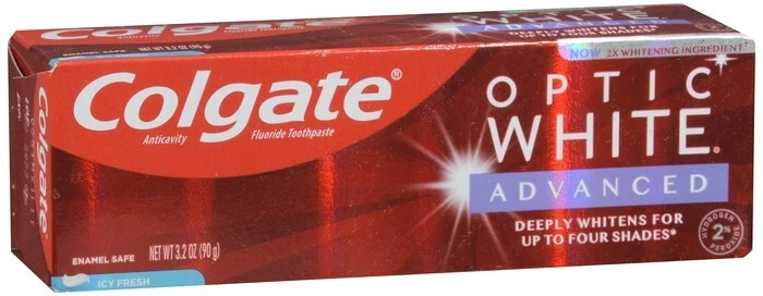 Colgate Optic White Advanced Anticavity Fluoride Toothpaste Icy Fresh 3.2 OZ - Image 1 of 1