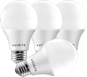 A19 LED Light Bulb 60W Equivalent, 3000K Soft White Dimmable, 800 Lumens, Standa - Picture 1 of 12