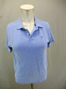 TOMMY HILFIGER Size L (16-18) Boys Cotton Blend 1/2 Button Collar Polo Shirt 700 - Picture 1 of 9