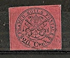 1867 STATO PONTIFICIO USATO 20 CENT - RR6315 - Foto 1 di 1