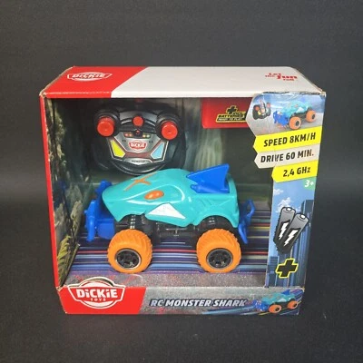 RC Monster Shark Dickie Toys 3+ Ferngesteuert Auto Car Rar US IMPORT NEU OVP - Bild 1 von 4