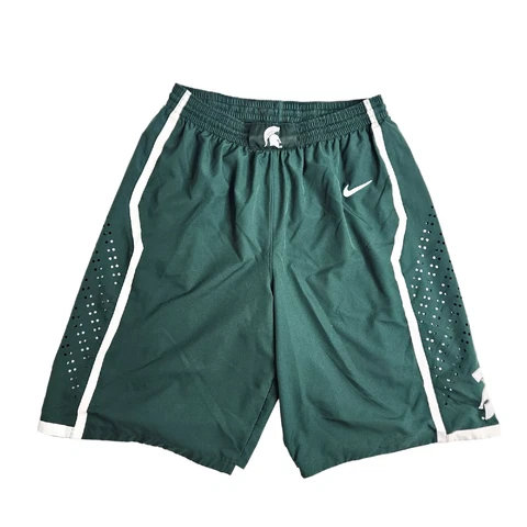 Nike Dri-Fit Authentic Michigan State Spartans Size XL Basketball Shorts NCAA Cover