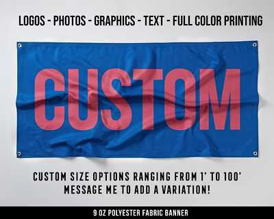 Personalized Fabric Banner - Custom Motivational Wall Art for Home Gym - Image 1 of 4