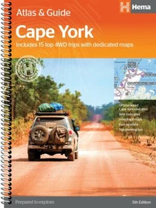 Cape York Atlas & Guide - 5th Edition - 15 Top 4WD Trips Explored - Hema - Picture 1 of 7