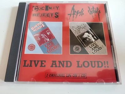 Cockney Rejects  Angelic Upstarts - live and loud, CD, Oi - Bild 1 von 2