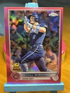 Patrick Wisdom 2022 Topps Chrome #198 Pink Refractor Chicago Cubs - Picture 1 of 12