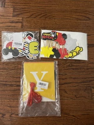 Disney Mickey Mouse Birthday Party Decoration Cupcake Wrappers - Image 1 of 4