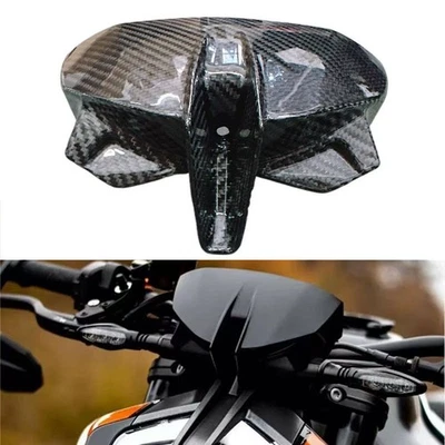 For KTM DUKE 790 890 18-23 Real Carbon Fiber Front Windshield Dashboard  Cover - Image 1 of 4