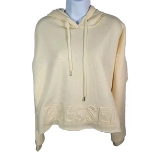 Damen Blessed Cropped Pullover Hoodie Small (Stella Tweed) keine Flecken oder Risse - Bild 1 von 6