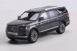 SHADOW PRO Scala 1/64 Lincoln Navigator L Grigio Diecast Modellino Auto Giocattolo Regalo - Foto 1 di 5